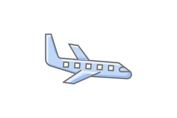 Flugzeug Awesome Outline Icon Reise Und Tour Ikone Tourismus Ikone — Stockvektor