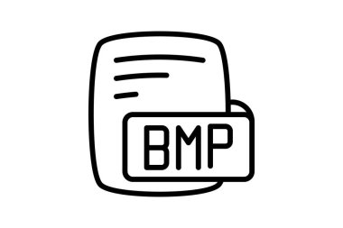 Bmp Bitmap Resim Satırı Biçimi Simgesi