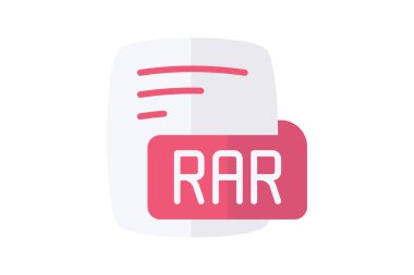 Rar Roshal Düz Biçim Simgesi