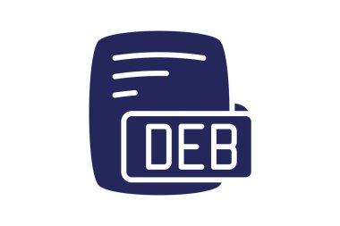 Deb Debian Paket Doldurulmuş Biçim Simgesi