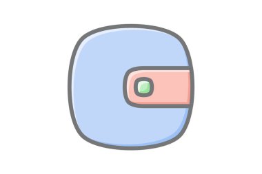 Cüzdan Bilgisayar Donanımı, Bilgisayar Bileşeni Muhteşem Çizgi Rengi Simgesi