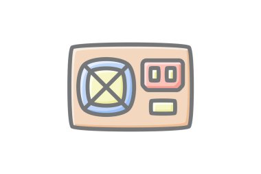 Güç Aracı Bilgisayar Donanımı, Bilgisayar Bileşeni Muhteşem Çizgi Rengi Simgesi