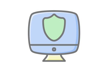 PC Güvenlik Bilgisayar Donanımı, Bilgisayar Bileşeni Muhteşem Çizgi Rengi Simgesi