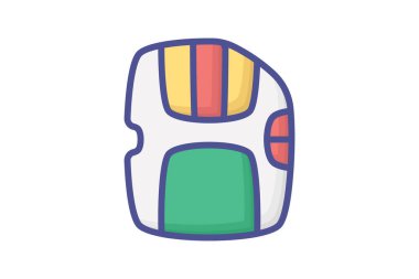 Bellek Kartı Bilgisayar Donanımı, Bilgisayar Bileşeni Ana Hattı Doldurulmuş Renk Simgesi