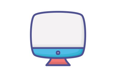 LED Bilgisayar Donanımı, Bilgisayar Bileşeni Ana Hattı Renk Simgesi Dolu