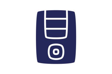 Bilgisayar Donanımı, Bilgisayar Bileşeni Kabartması Doldurulmuş Simge