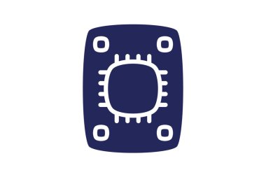 SSD Bilgisayar Donanımı, Bilgisayar Bileşeni Kabartması Doldurulmuş Simge