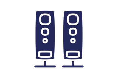 Ev Tiyatrosu Bilgisayar Donanımı, Bilgisayar Bileşeni Kabartması Doldurulmuş Simge