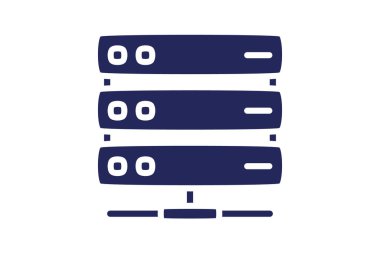 Sunucular Bilgisayar Donanımı, Bilgisayar Bileşeni Kabartması Doldurulmuş Simge