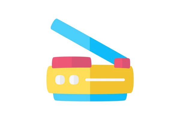 Scanner Computer Hardware Computer Component Flat Color Icon — Stockvector