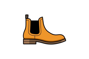 Kış botlarının vektör çizimi