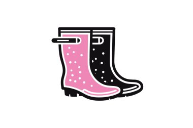 Şirin bir bot simgesinin vektör çizimi