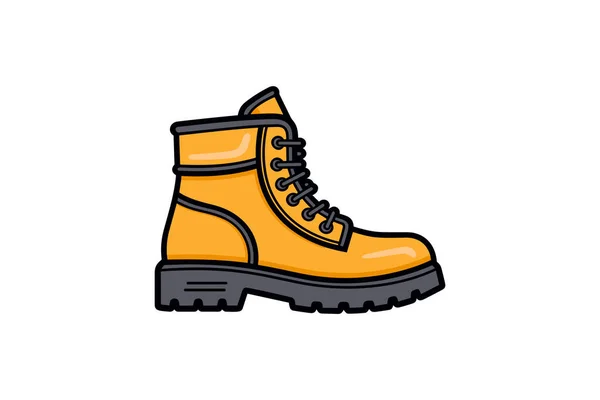 Color Boots Winter Boots Boot Icon — Stock Vector