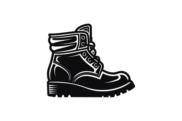 Boots Logo Icon Design Vector Template — Stock Vector