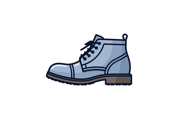Couleur Chaussures Icône Vectoriel Illustration — Image vectorielle