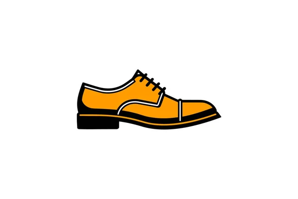 Рисунок Векторного Шаблона Логотипа Обуви — стоковый вектор