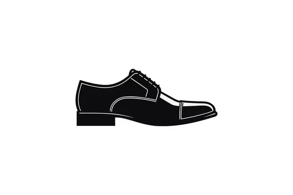 Zapatos Negros Las Mujeres Moda Zapatos Casuales Zapatos Mujer Ilustración — Vector de stock