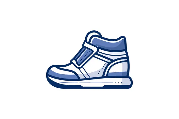 Sneakers Vektor Illustration Transparent Bakgrund Symboler Högsta Kvalitet Tunn Linje — Stock vektor