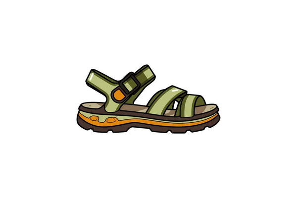 Hiking Boots Icon Cartoon Style — Stock Vector