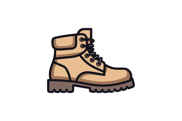 Boots Color Doodle Icon — Stock Vector