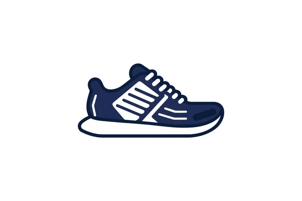 Αθλητικά Sneakers Εικονίδιο Διάνυσμα Απομονώνονται Λευκό Φόντο Αθλητικά Παπούτσια Διαφανή — Διανυσματικό Αρχείο