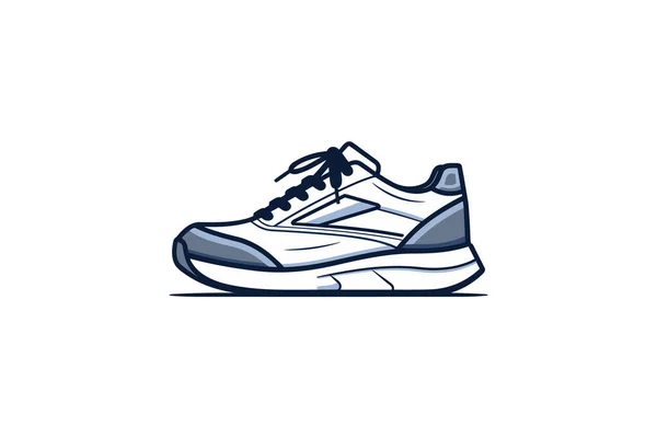 Vector Sneakers Icon Vector Illustration — Stock Vector