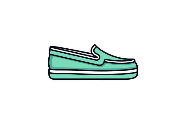 Ayakkabı Ikonu Vektör Çizimi Tasarımı — Stok Vektör