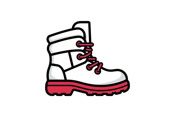 Ikona Spouštěcího Vektoru Kreslené Vektorové Logo Izolované Bílém Pozadí Boot — Stockový vektor