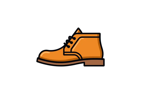 Значок Ботинок Векторе Логотип — стоковый вектор