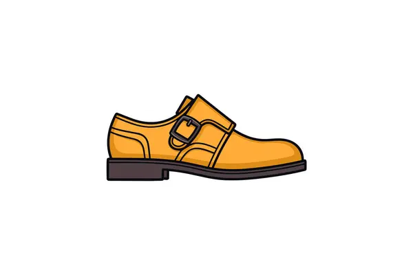 Ikon Vektor Sepatu Bot Ikon Ilustrasi Kartun Diisolasi Pada Latar - Stok Vektor