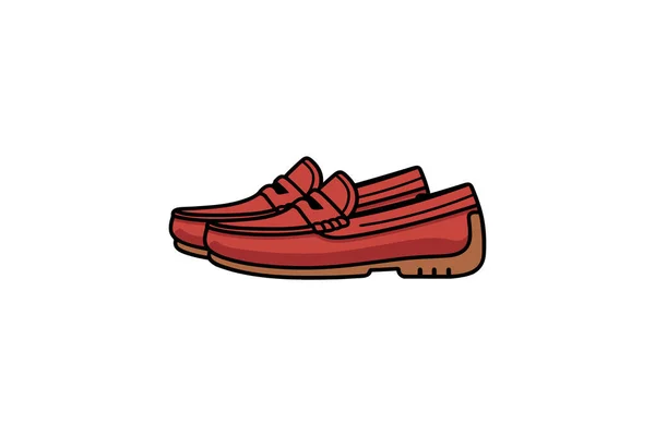 Icono Del Zapato Ilustración Vectorial — Vector de stock