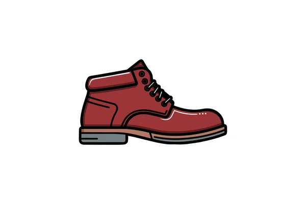 Winter Boot Symbol Vektor Illustration Design — Stockvektor