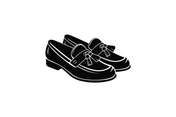 구두와 상징의 그림입니다 신발과 일러스트 컬렉션 — 스톡 벡터