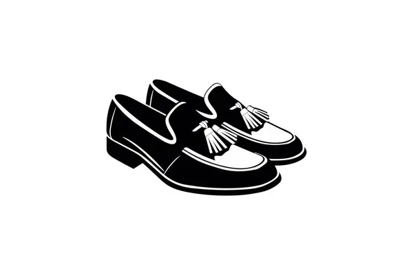 Иконка Женской Обуви Простом Стиле Белом Фоне — стоковый вектор