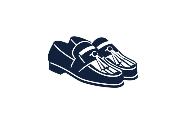 Τρέξιμο Εικονίδιο Παπούτσια Διανυσματική Απεικόνιση Σχεδιασμό — Διανυσματικό Αρχείο
