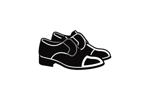 Черный Значок Женской Обуви — стоковый вектор