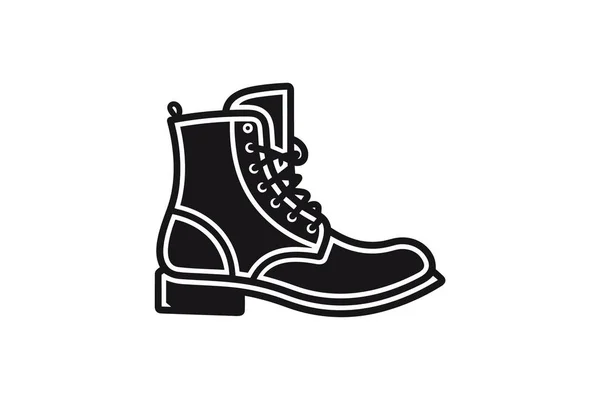 Boots Icon Vector Illustration — Stock Vector