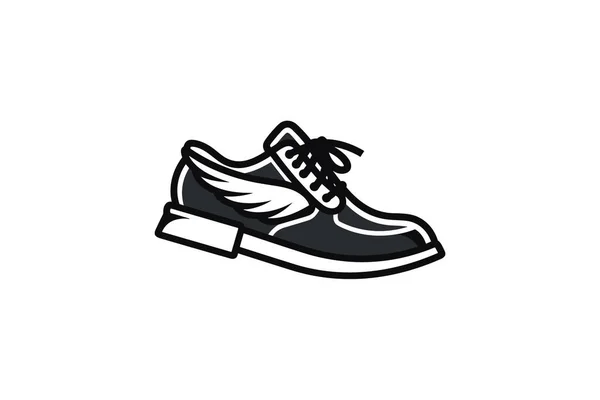 Sneakers Icon Trendy Flat Style Sneakers Shoes Symbol Web — Stock Vector