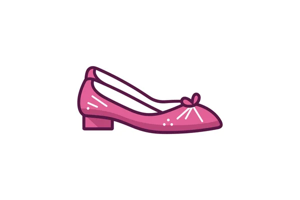 Векторный Дизайн Обуви Женского Пола — стоковый вектор