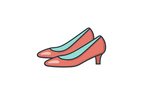 Иконка Обуви Векторе Логотип — стоковый вектор