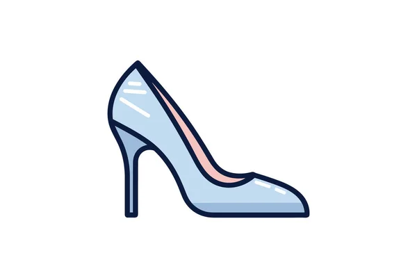 Schuh Weibliche Schuhvektor Illustration — Stockvektor