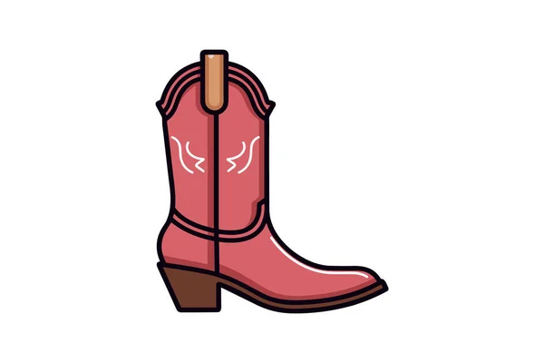 Boot Boots Boots Isolated Icon Vector Illustration Graphic Design — Stock Vector