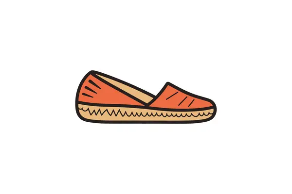 Διανυσματική Απεικόνιση Χρωματιστά Παπούτσια Κινουμένων Σχεδίων — Διανυσματικό Αρχείο