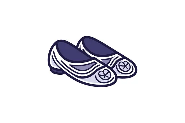 Sneakers Icona Vettoriale Isolata Sfondo Bianco Sneakers Segno Trasparente — Vettoriale Stock