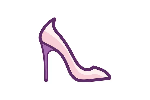 Shoe Icon Trendy Style Isolated Background — Stock Vector