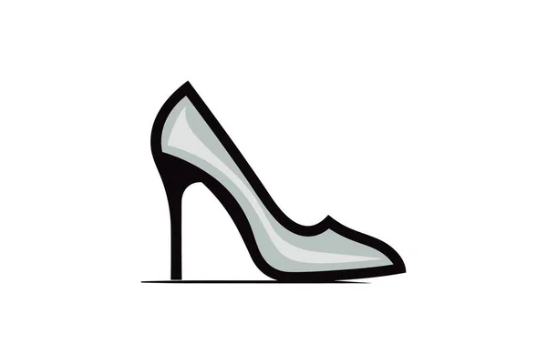 Ayakkabı Ikonu Moda Tasarımı Vektör Grafiği — Stok Vektör