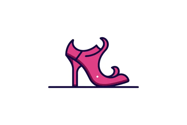 Female Shoe Vector Illustration — Stock Vector