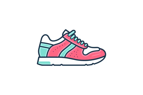 Sneakers Icon Design Vector Illustration Isolated Vector — Stock Vector