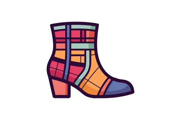 Vector Illustration Christmas Socks — Stock Vector