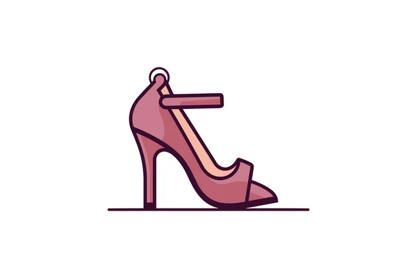 Shoe Icon Vector Logotype — Stock Vector